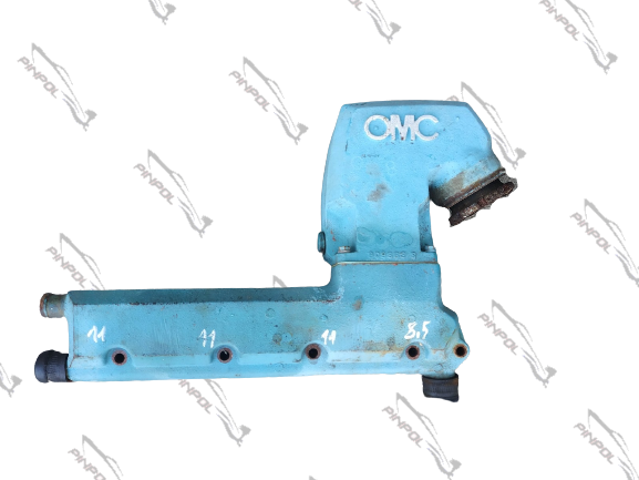 Kolektor wydechowy OMC GM V8 silnik 5,0 l/5,7 l nr.2