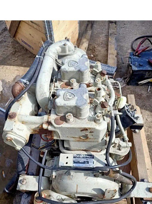 silnik stacjonarny RUGGERINI diesel 2-cylindry