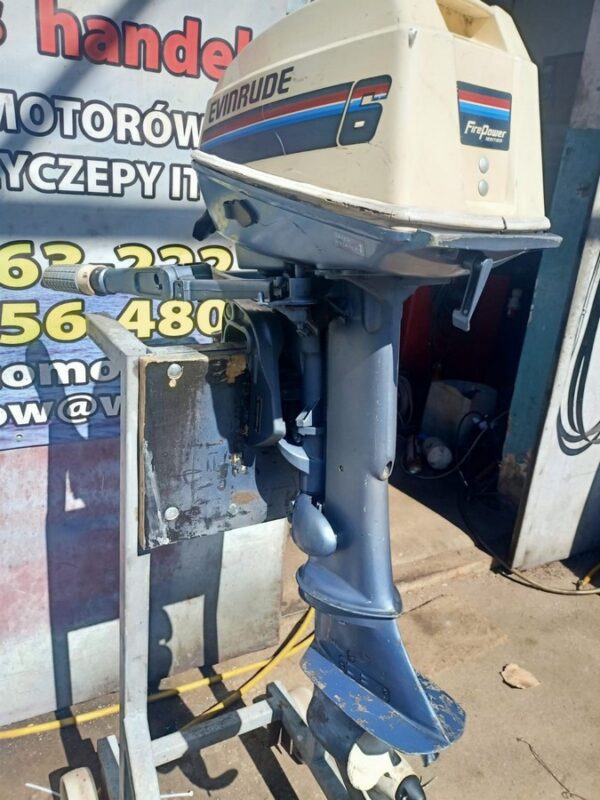 silnik zaburtowy EVINRUDE 6 KM krótka stopa S