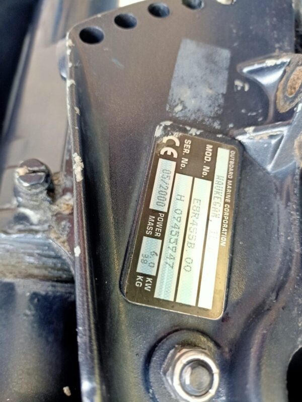 Silnik zaburtowy EVINRUDE 8 KM S-krótki