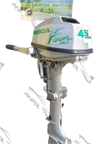 Silnik zaburtowy Honda 4.5 KM stopa L rumpel