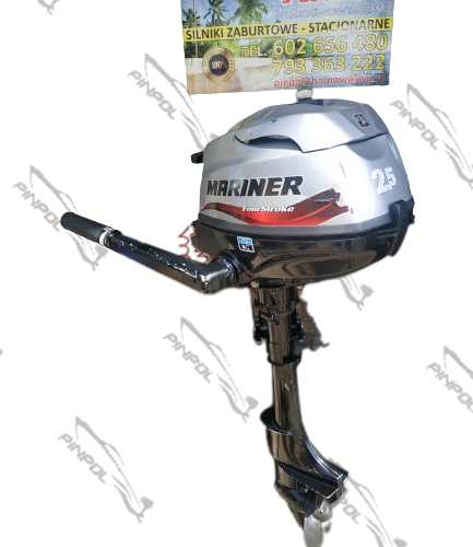 Silnik zaburtowy Mariner 2.5 KM rumpel S stopa