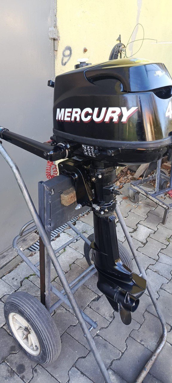 Silnik zaburtowy MERCURY 4 KM stopa S rumpel