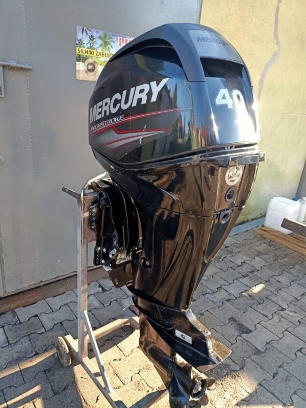 Silnik zaburtowy MERCURY 40 KM L stopa manetka power trim Wtrysk 2013 rok
