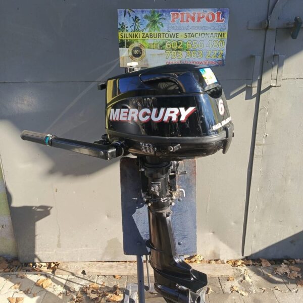 Silnik zaburtowy MERCURY 6 KM stopa S rumpel