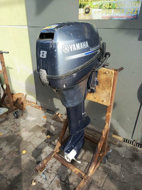 Silnik zaburtowy Yamaha 8 KM Stopa L 4suw rumpel